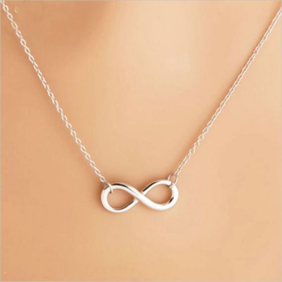 925 Sterlng Slver nfnty Love Theme Desgn Pendant - Gem